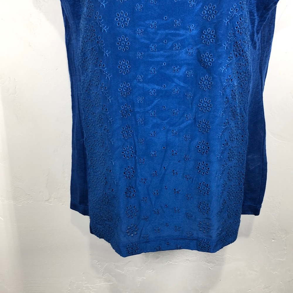 J.Crew 100% linen and silk blue shirt size xs - Picture 3 of 8